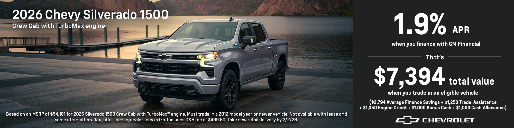 2026 Chevy Silverado Finance Offer