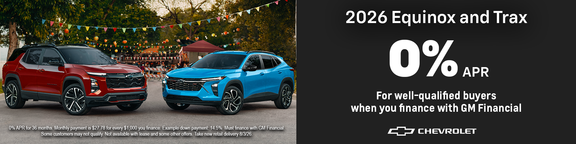 2026 Equinox and Trax