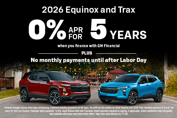 2026 Equinox and Trax