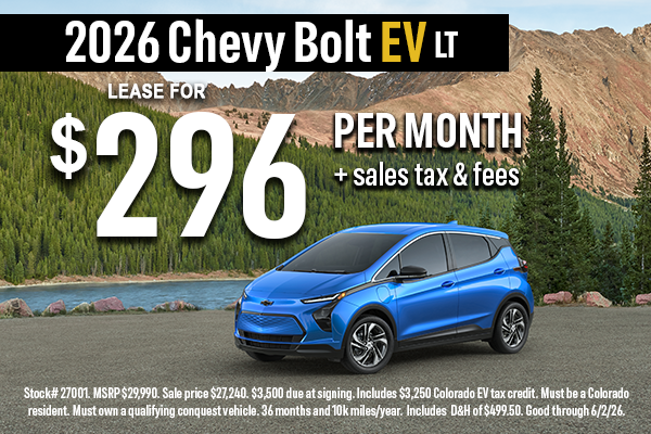 2026 Chevy Bolt