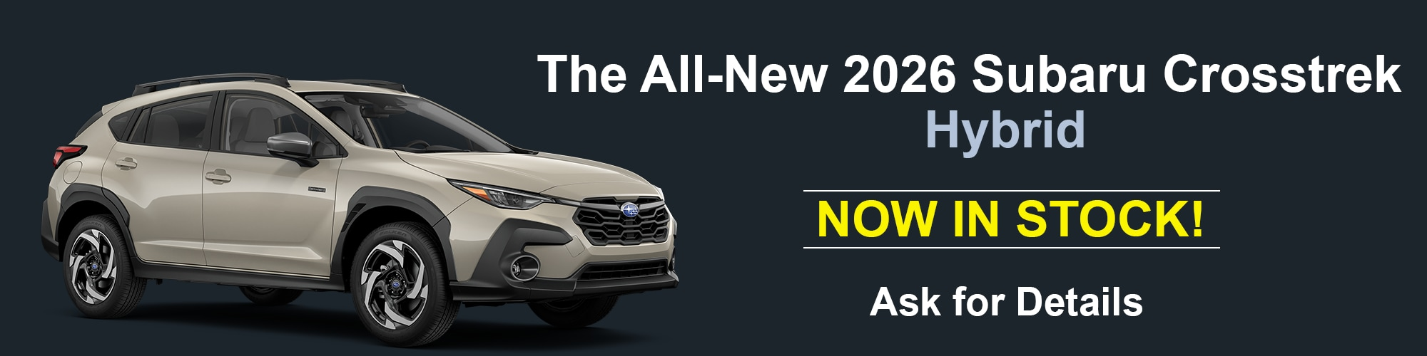 2026 Subaru Crosstrek Hybrid at Dellenbach Motors Auto Group in Fort Collins CO